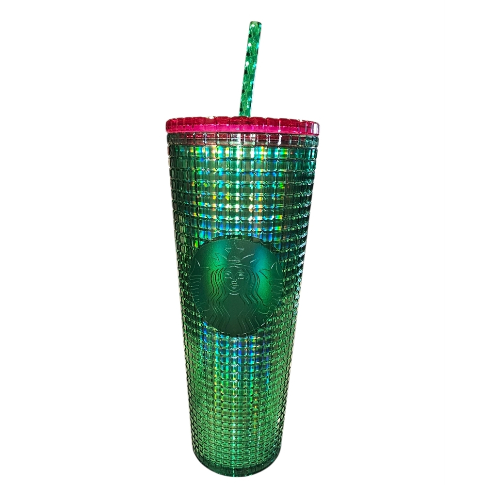 Starbucks | 24 oz Tumbler [Emerald + Fuchsia]